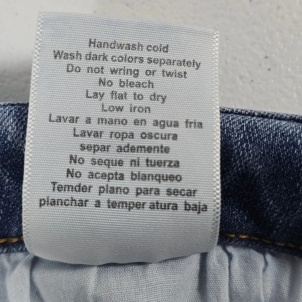 Judy Blue Skinny Fit‎ Distressed Frayed Hem Jeans Medium Wash Women's Size 1/25